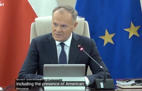 【美国准备向乌克兰派遣军队以保障安全 波兰总理唐纳德·图斯克说了这番话。 俄罗斯