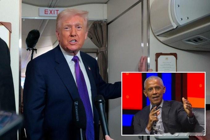 川普谴责奥巴马说外星人是“真实存在”，声称他泄露了机密信息。
“我不知道它们是否