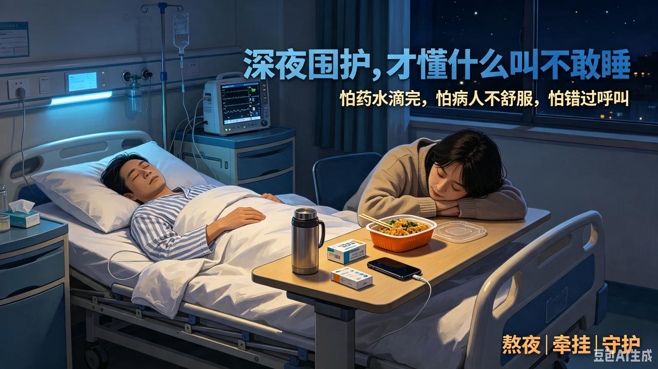 今天在医院陪爱人治病，心中感慨万千。
置身于弥漫着消毒水味的环境中，才深切体会到
