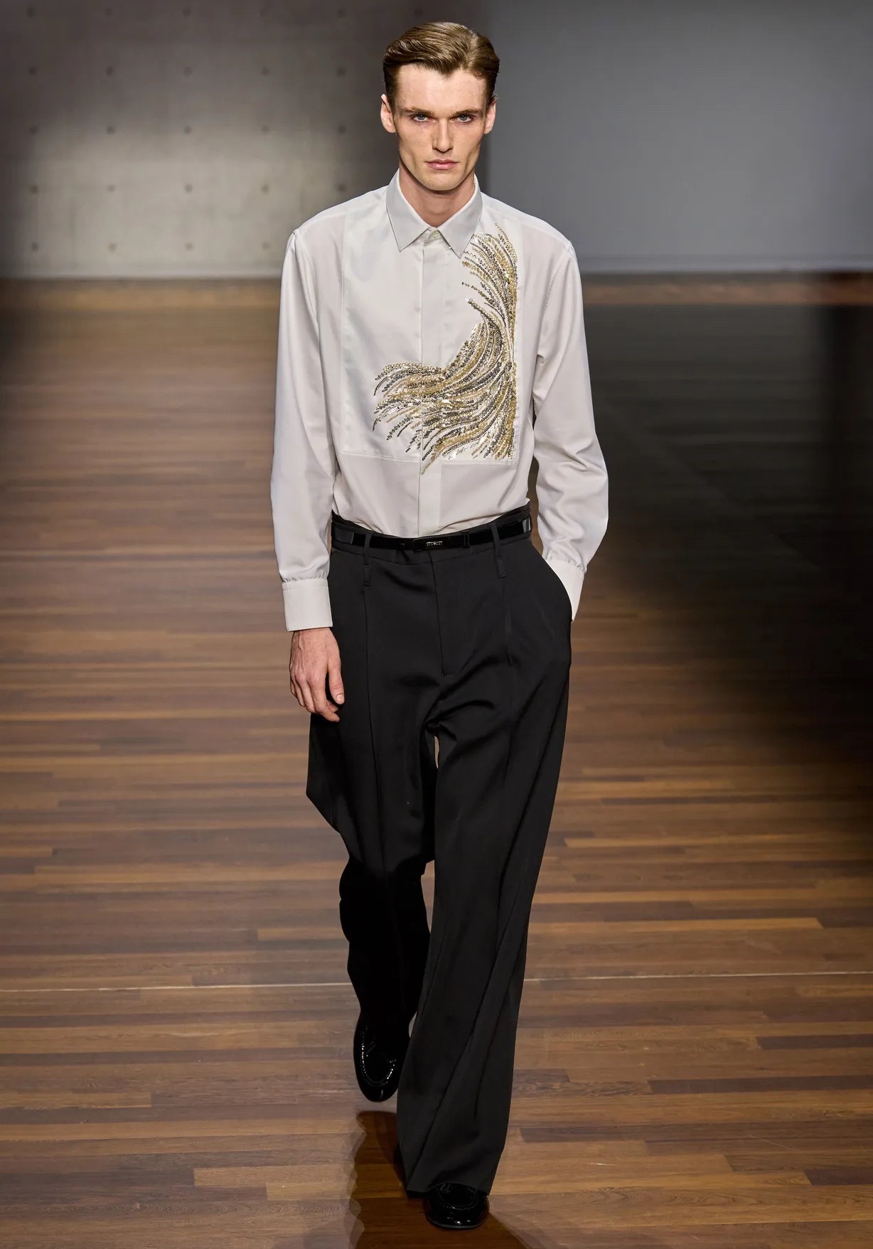 Emporio Armani 2026 秋冬系列时装秀张雅钦现身Emporio 