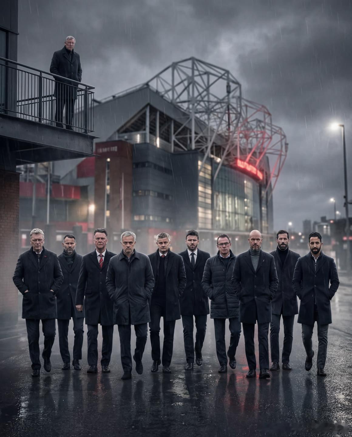 😅球迷对比了曼联历任主教练的下课官宣公告，从5个维度分析各位主帅的待遇1、公告