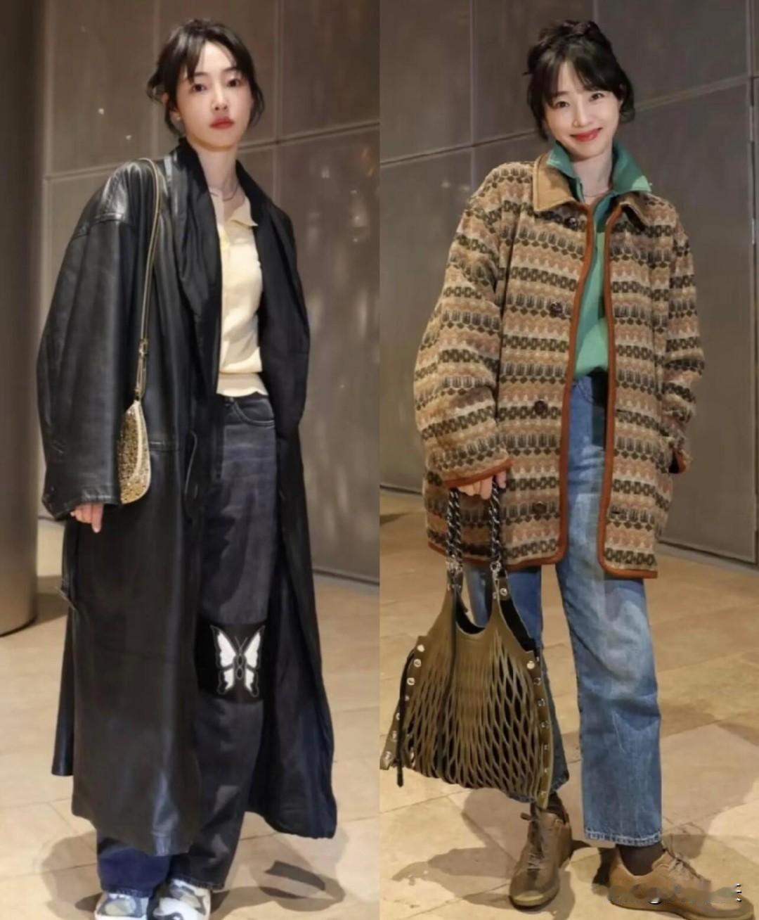 秋冬很值得借鉴的白百合穿搭，多年前的搭配现在看也不过时，白姐的风格真的很适合长期