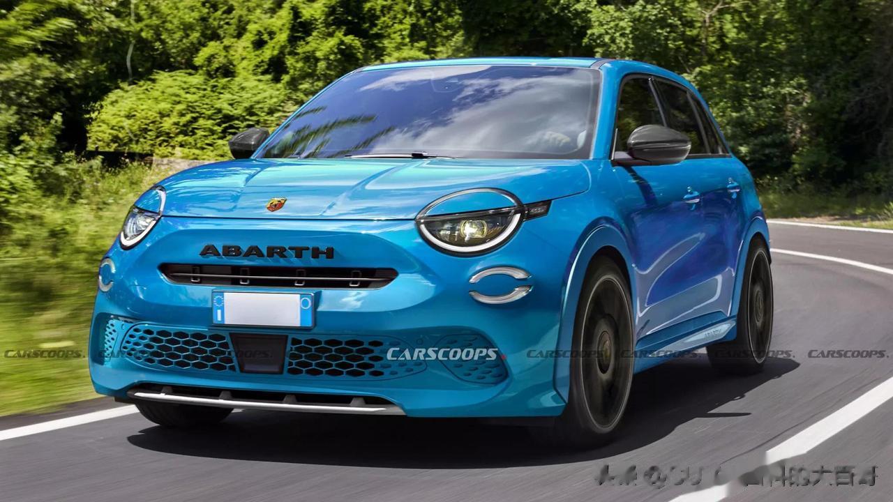外媒绘制Abarth 600e的假想图，你觉得未来会有这款车型吗？