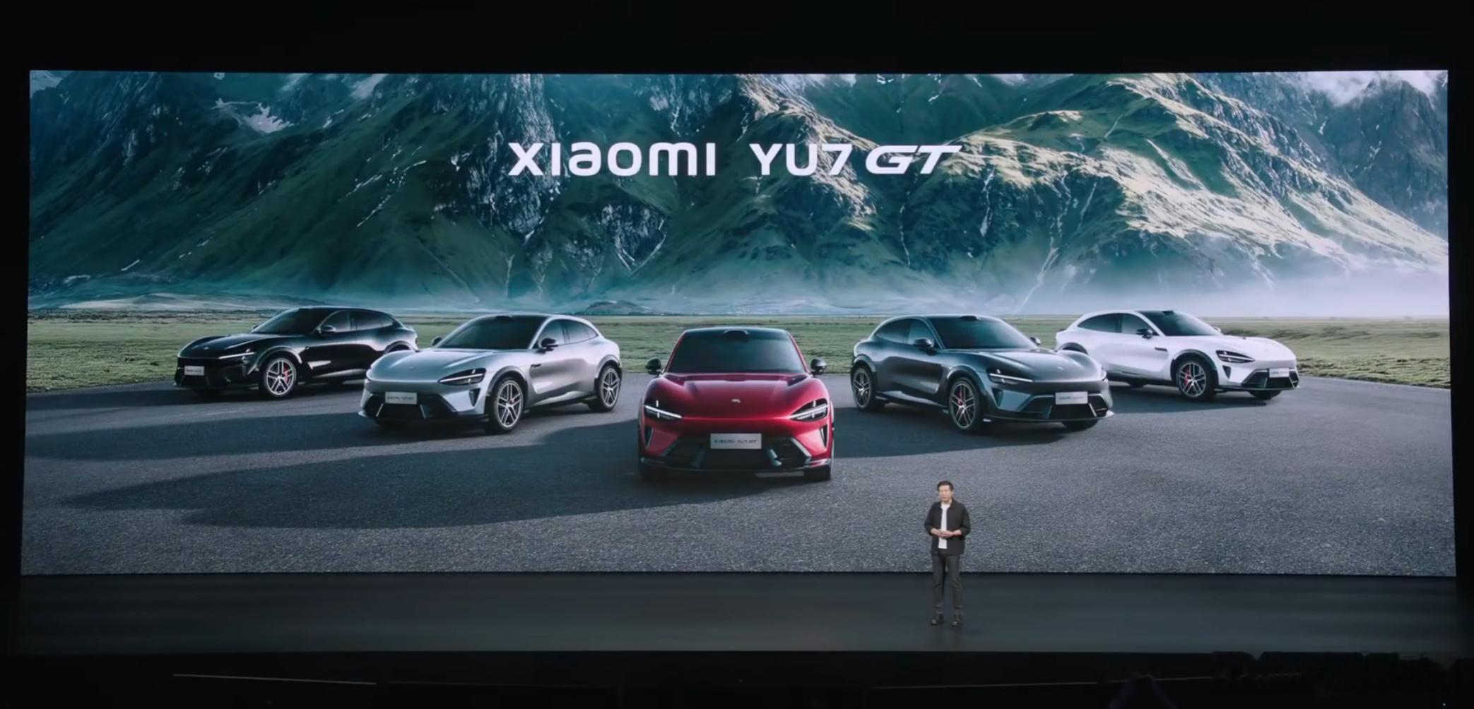 YU7 GT 五种配色，你会选哪个？ 