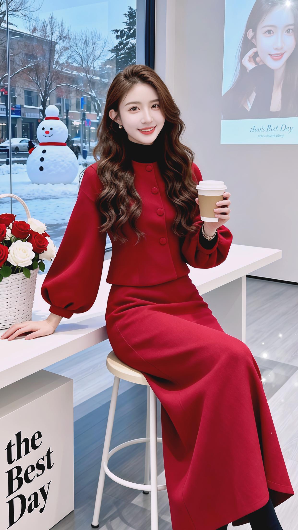 女装 时尚 穿搭 红色系 新年战袍