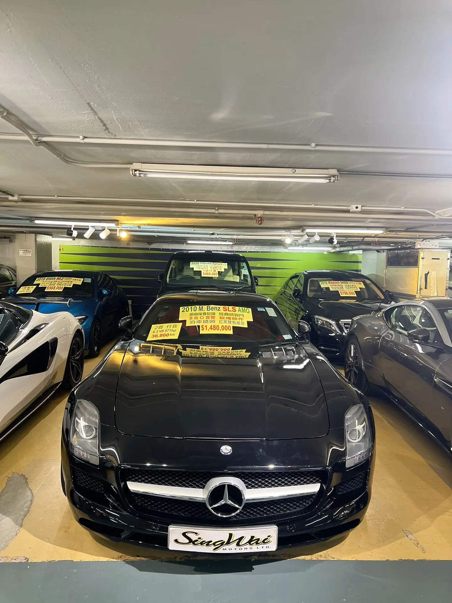 “暴力美学”奔驰sls amg 6.2L v8自然吸气奔驰sls