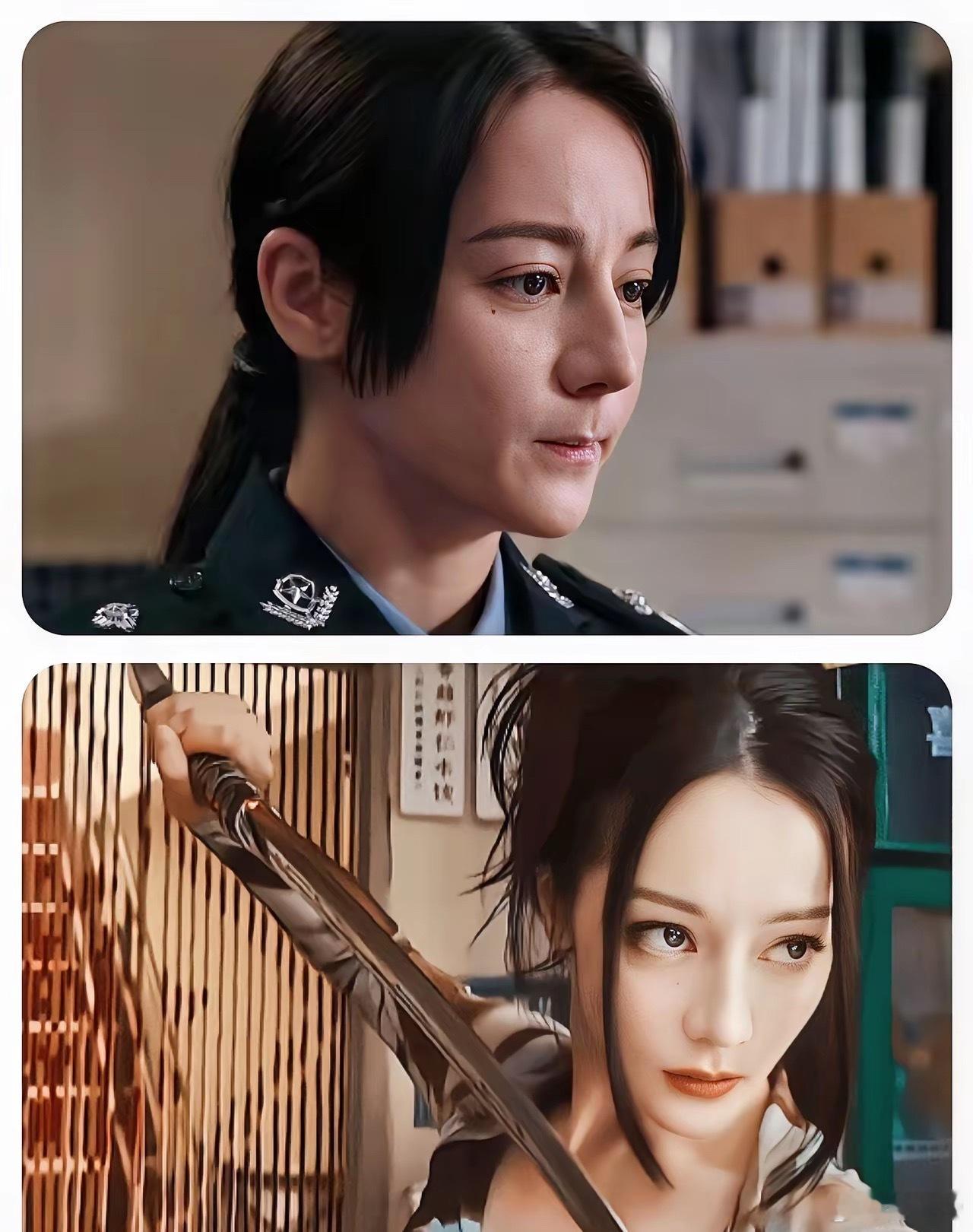 《利剑玫瑰》迪丽热巴颜值崩成这样，真的有点担心尾鱼的《枭起青壤》。原本看预告还是