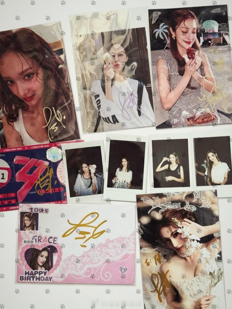 These signed photos carry all my preciou