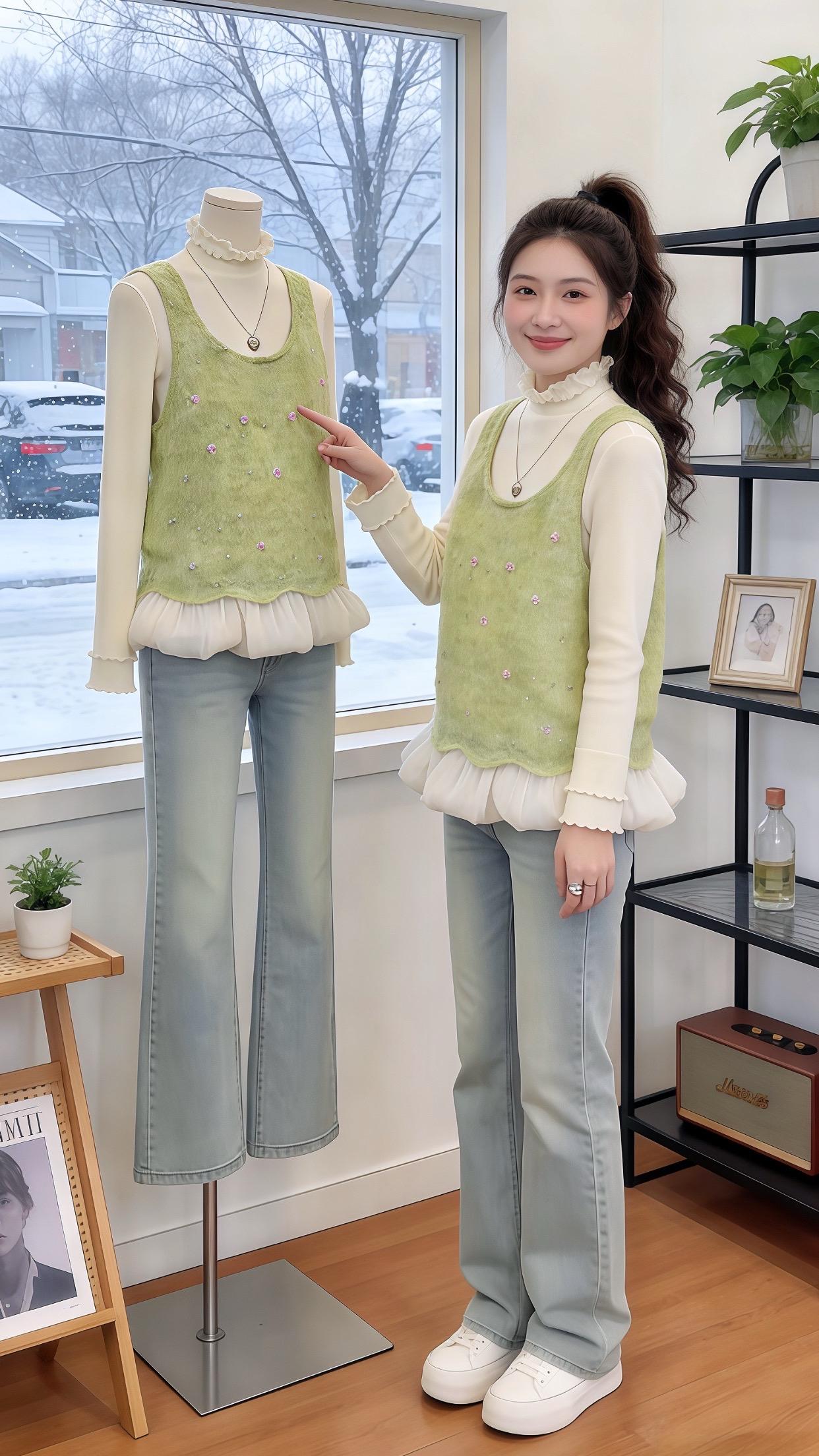 高级感秋冬穿搭 冬季温柔感上衣分享 小个子显高显瘦穿搭 针织衫穿搭技巧...