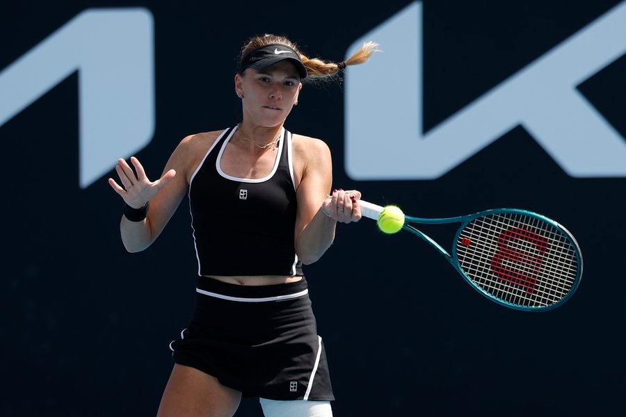 澳网2026 巴多萨4强巨分不保😱澳网第二轮，巴多萨状态不佳，虽然挽救赛点破掉