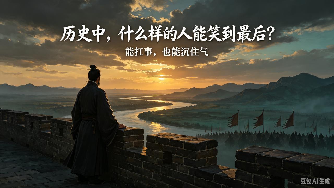 历史中什么样的人,能够笑到最后?历史往往偏爱两种人：一种是能扛事的，一种是能沉住