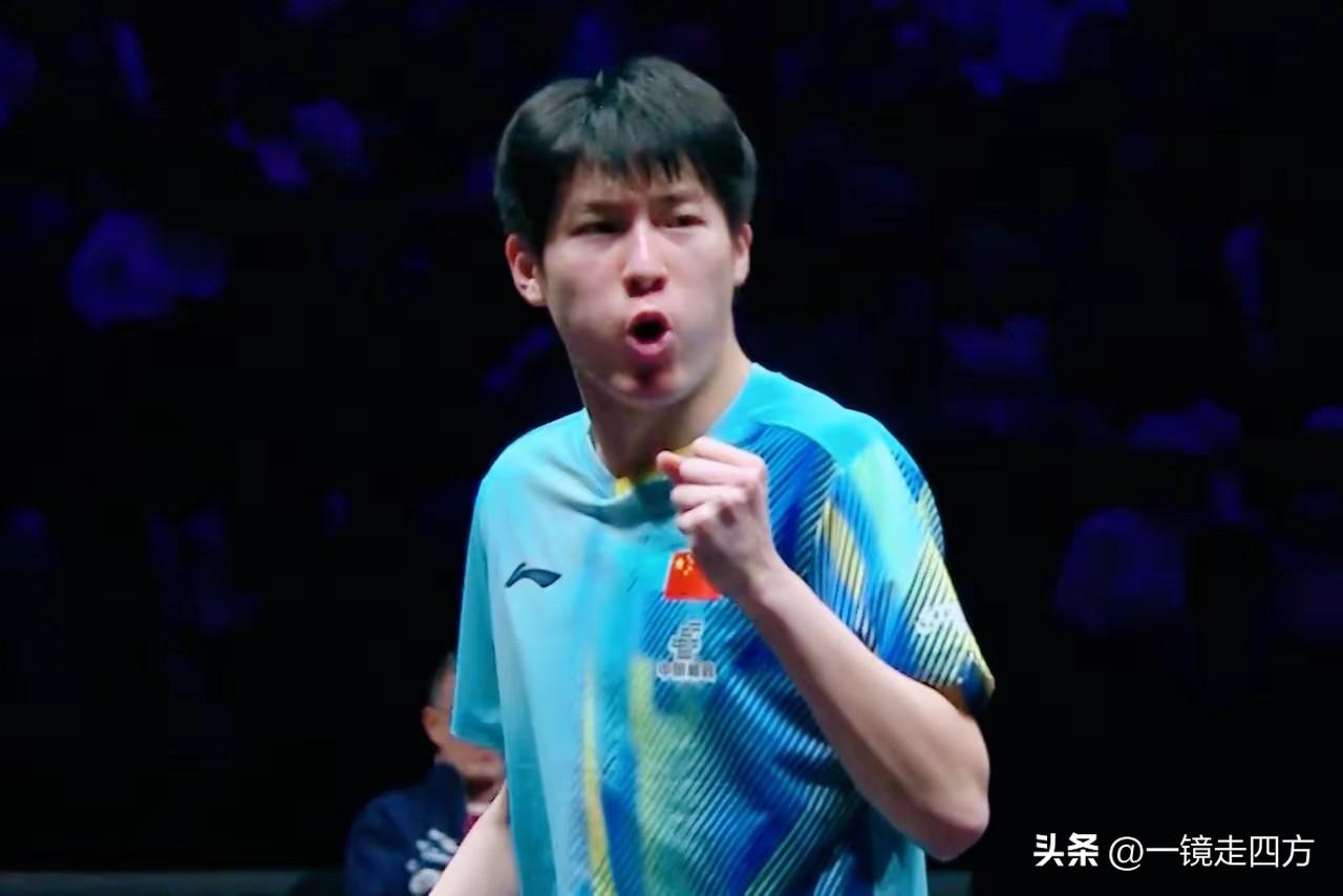 刚刚结束的一场WTT重庆冠军赛男单首轮比赛，19岁的国乒小将温瑞博对阵更年轻的1