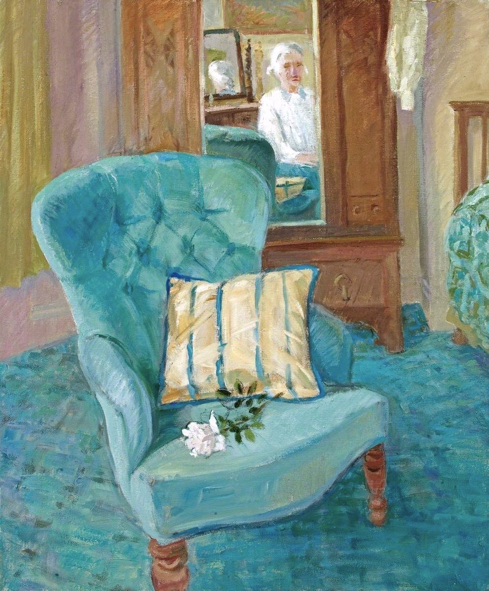 最后的玫瑰，英国画家Joan Elizabeth Baker 