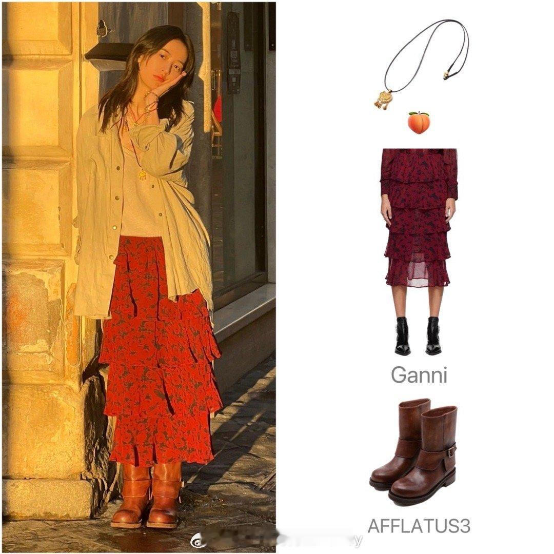 周雨彤意大利度假私服解析二则，松弛惬意的状态自然又漂亮！ ​​​