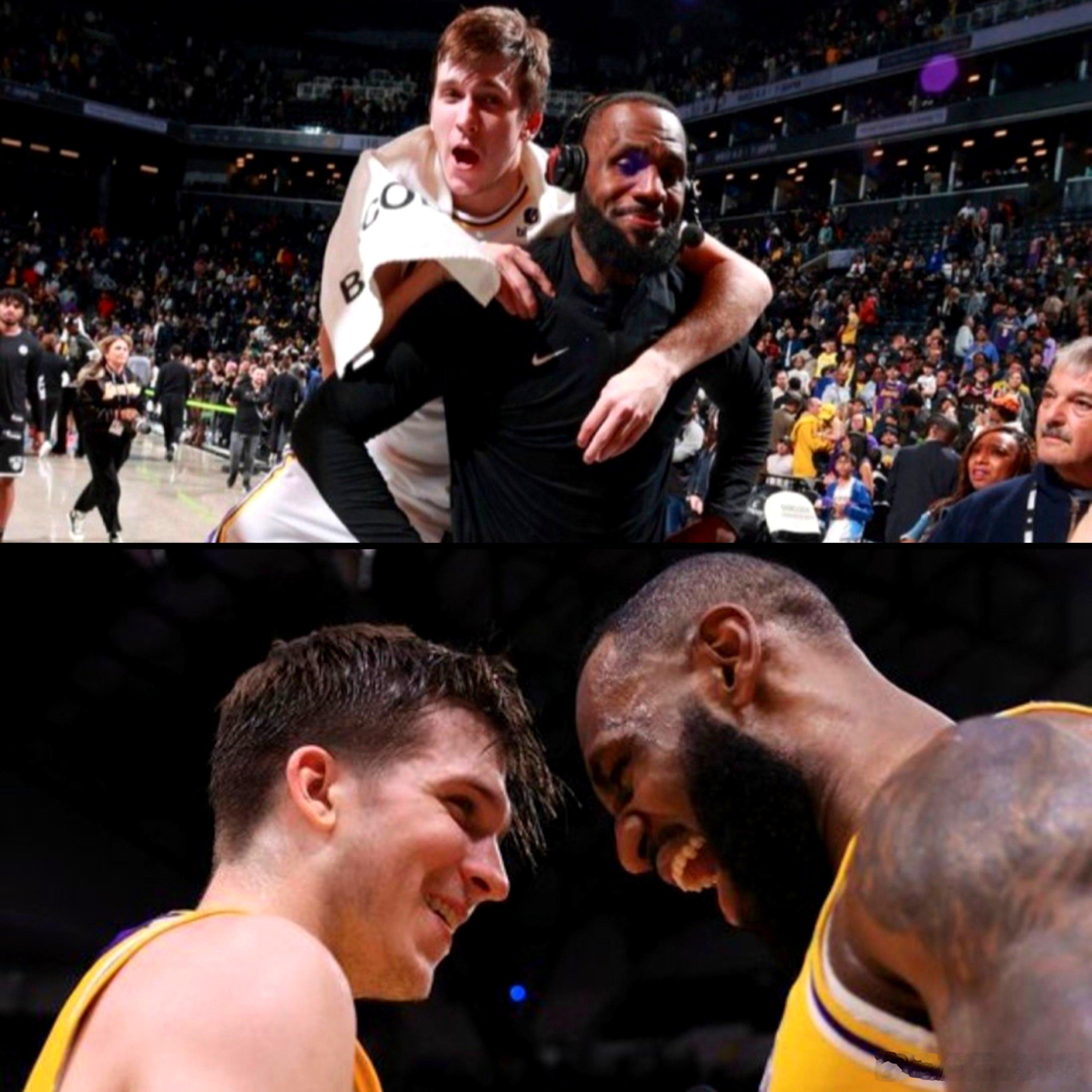 早，勒布朗·詹姆斯 x 奥斯汀·里夫斯 🥹❤️詹姆斯里夫斯NBA[超话] ​​