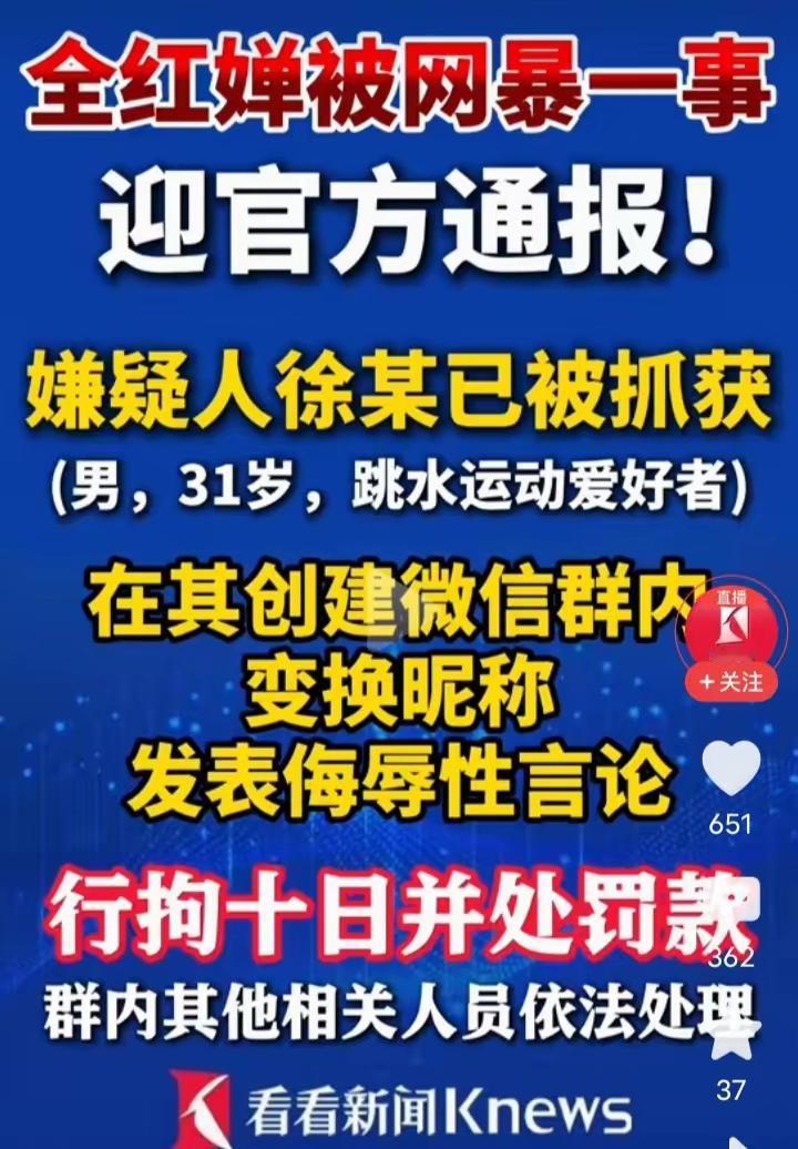 全红婵被网暴整整四年，造谣者最终只拘留10天？真的太轻判了——有组织恶意诽谤国家