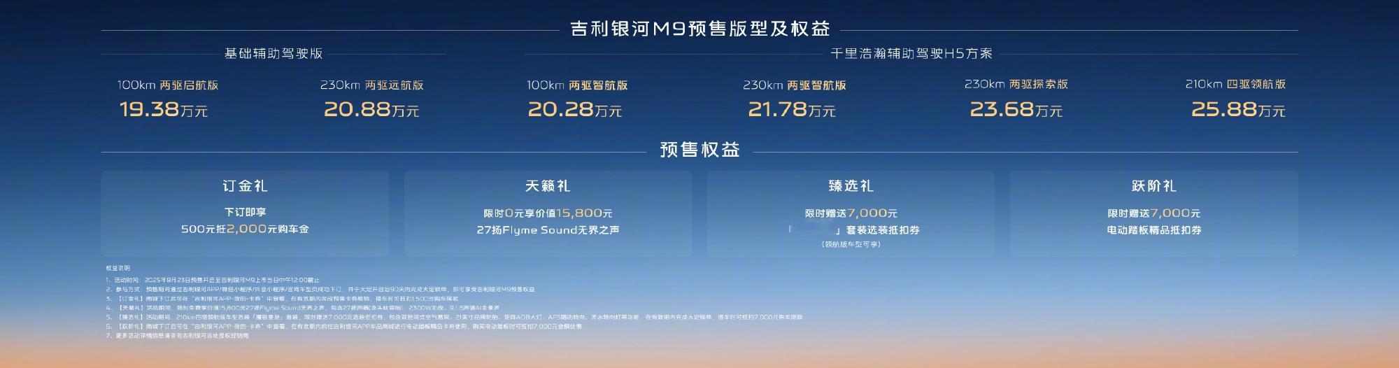 人民的M9来了车身超5米的电混大型SUV，预售指导价：19.38 - 25.88