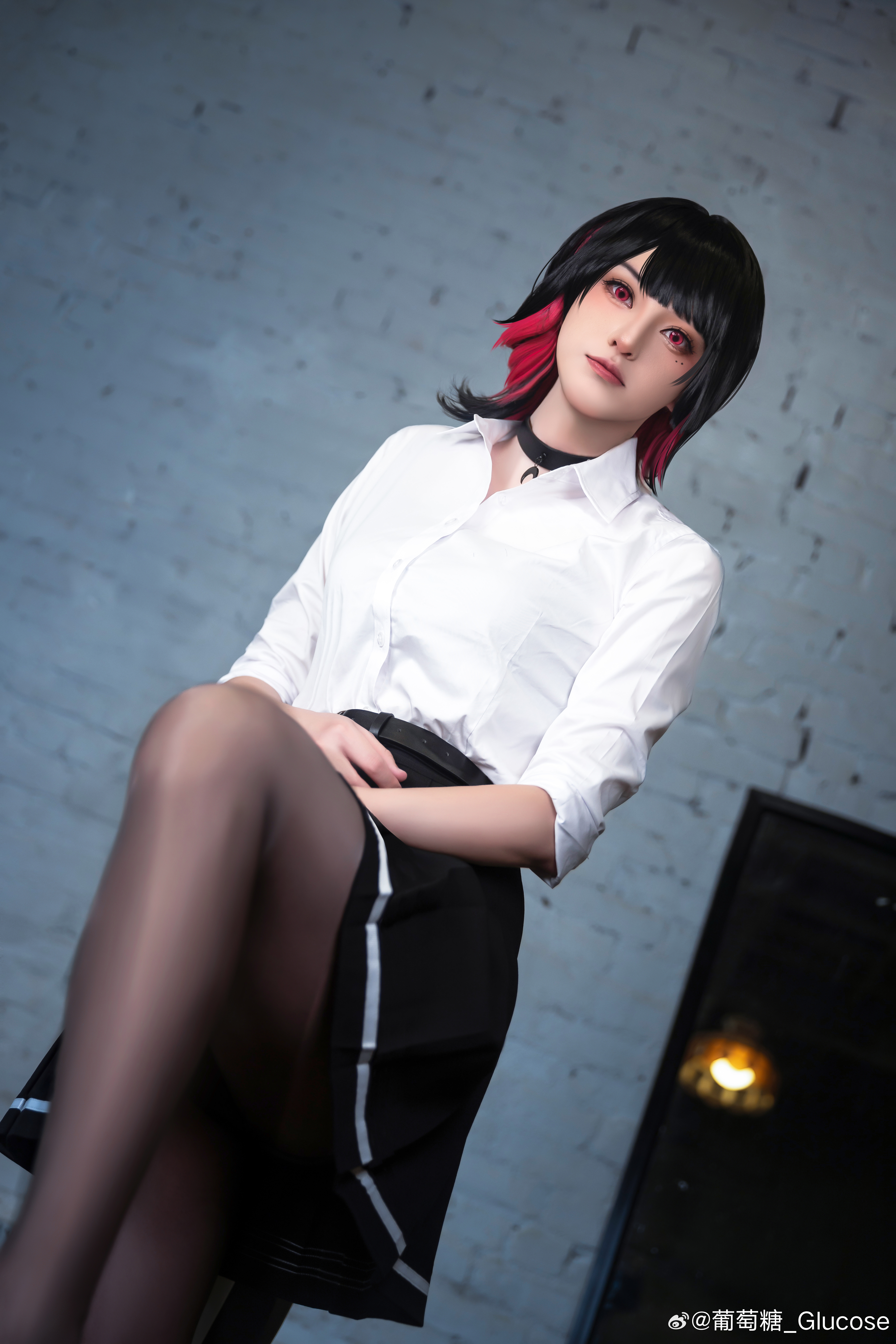 #绝区零[超话]##次元大赏##cosplay##绝区零艾莲# 速报一张jk鲨鱼