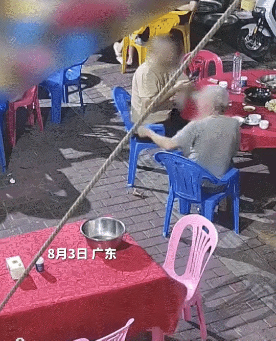 以其人之道，还至其人之身！小伙做得好！对无德之徒，无论老少，该出手就出手！[赞]