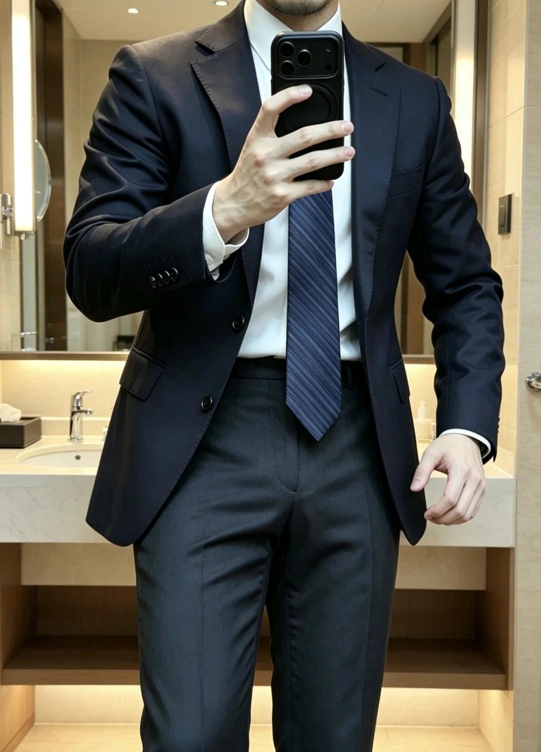 今天东莞有点冷😄
小叔 正装 衬衫 这两天东莞下雨，好凉爽好舒服，适合约会。