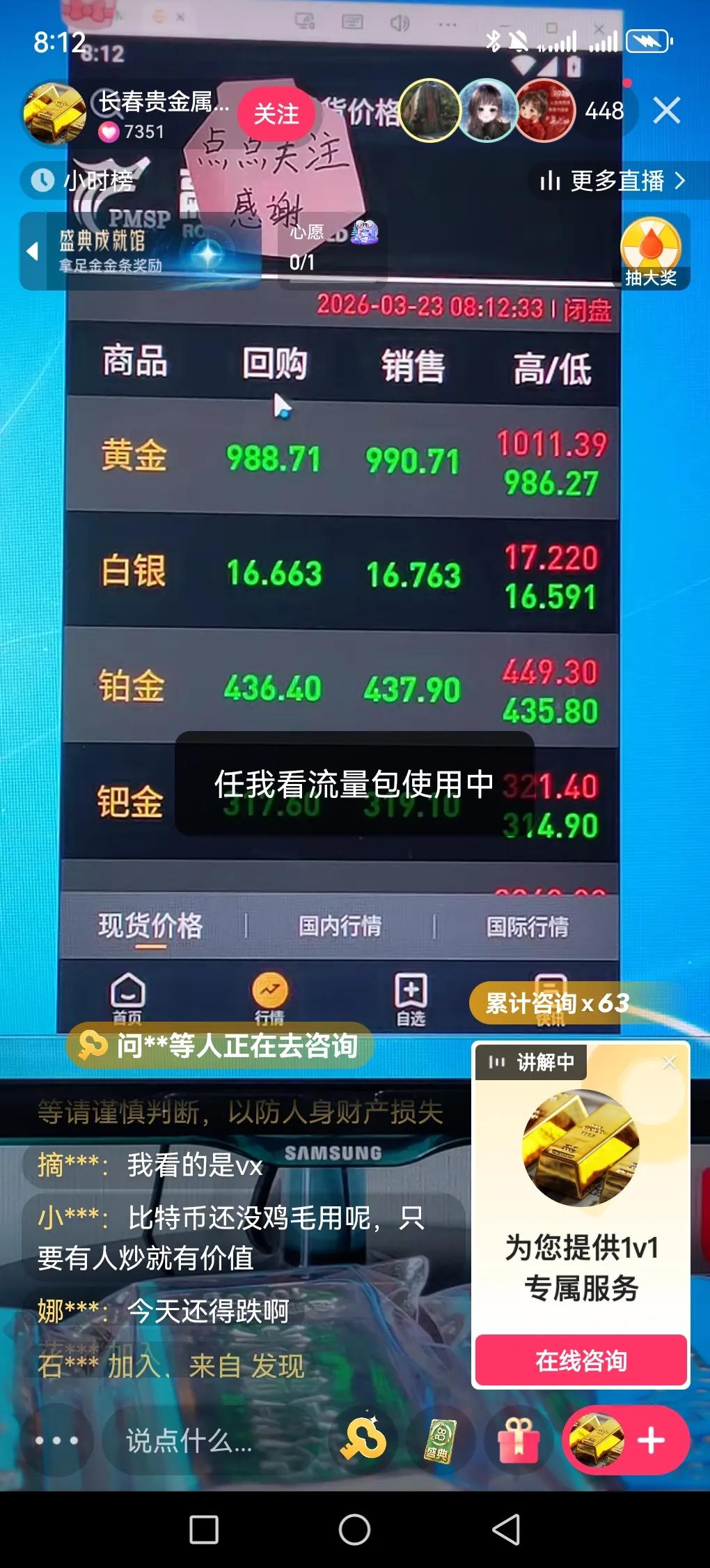 金价跌到900，那些说能到5000的主播这下可打脸了。这波黄金暴跌，好多人都慌了