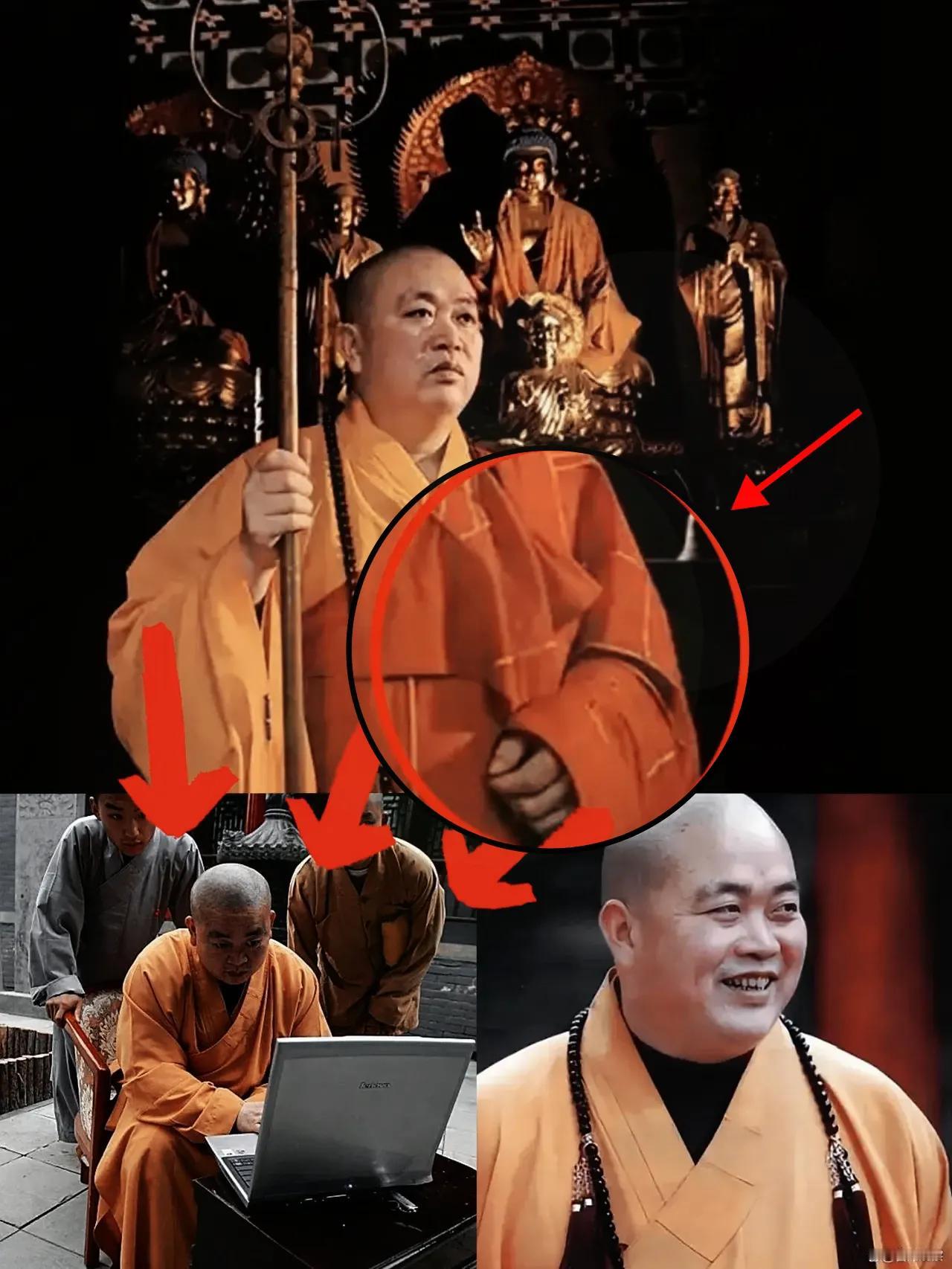 贫穷真的限制想象！
就说那少林寺第三十代方丈释永信，一件袈裟竟值16万，

豪车
