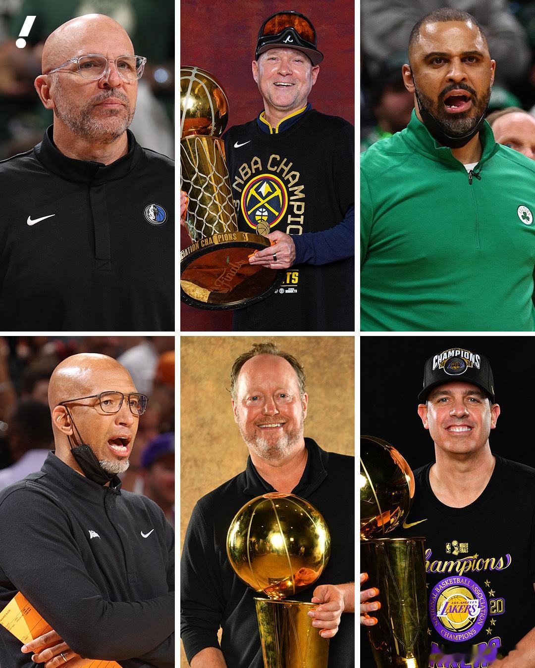 自 2020 年以来进入 NBA 总决赛的 11 名教练中，有 6 位已不再执教