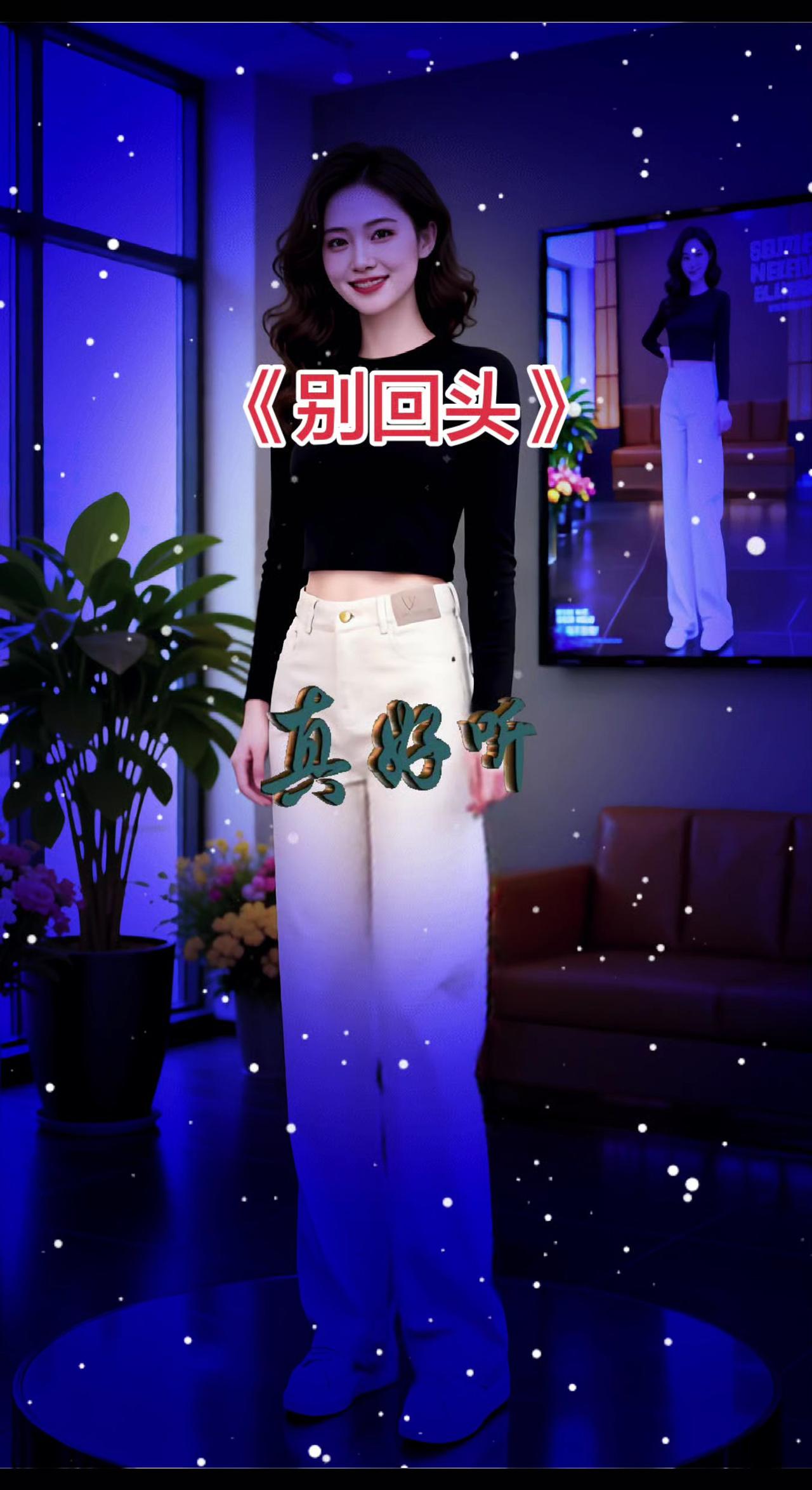 《别回头》今日分享 氛围感美女 撞色穿搭 空间创意设计