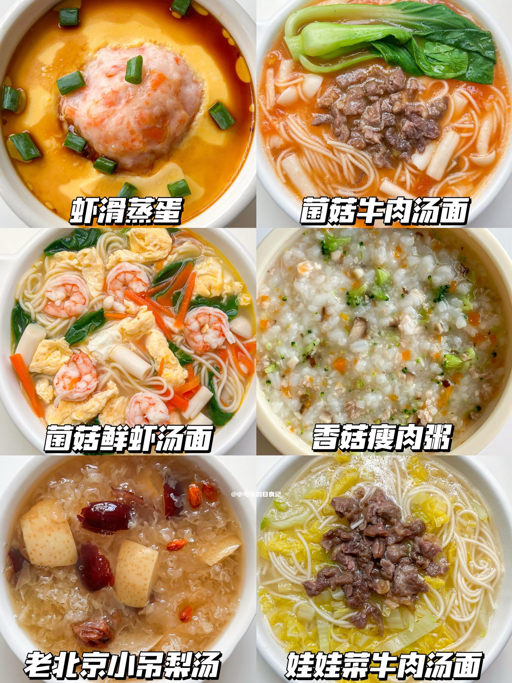 小朋友秋冬营养午晚餐合集🤗营养美味好吃。每天发愁不知道给宝宝做啥吃的...