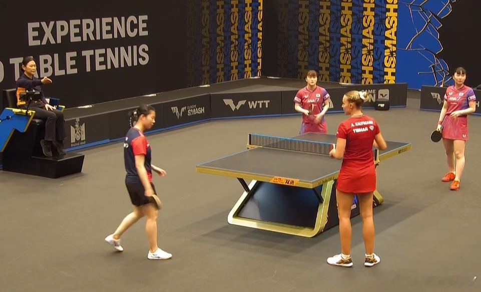 2025瑞典大满贯女子双打16-8张本美和/大藤沙月3-0考夫曼/刘杨子（11-