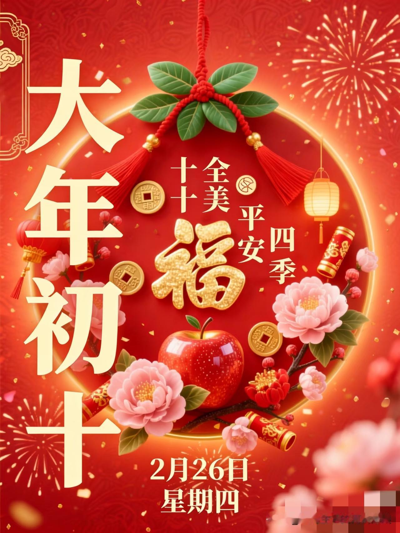 早安，初十。窗外有阳光，屋里有热汤，这就是普通人最踏实的幸福。愿你今天，忙在手里