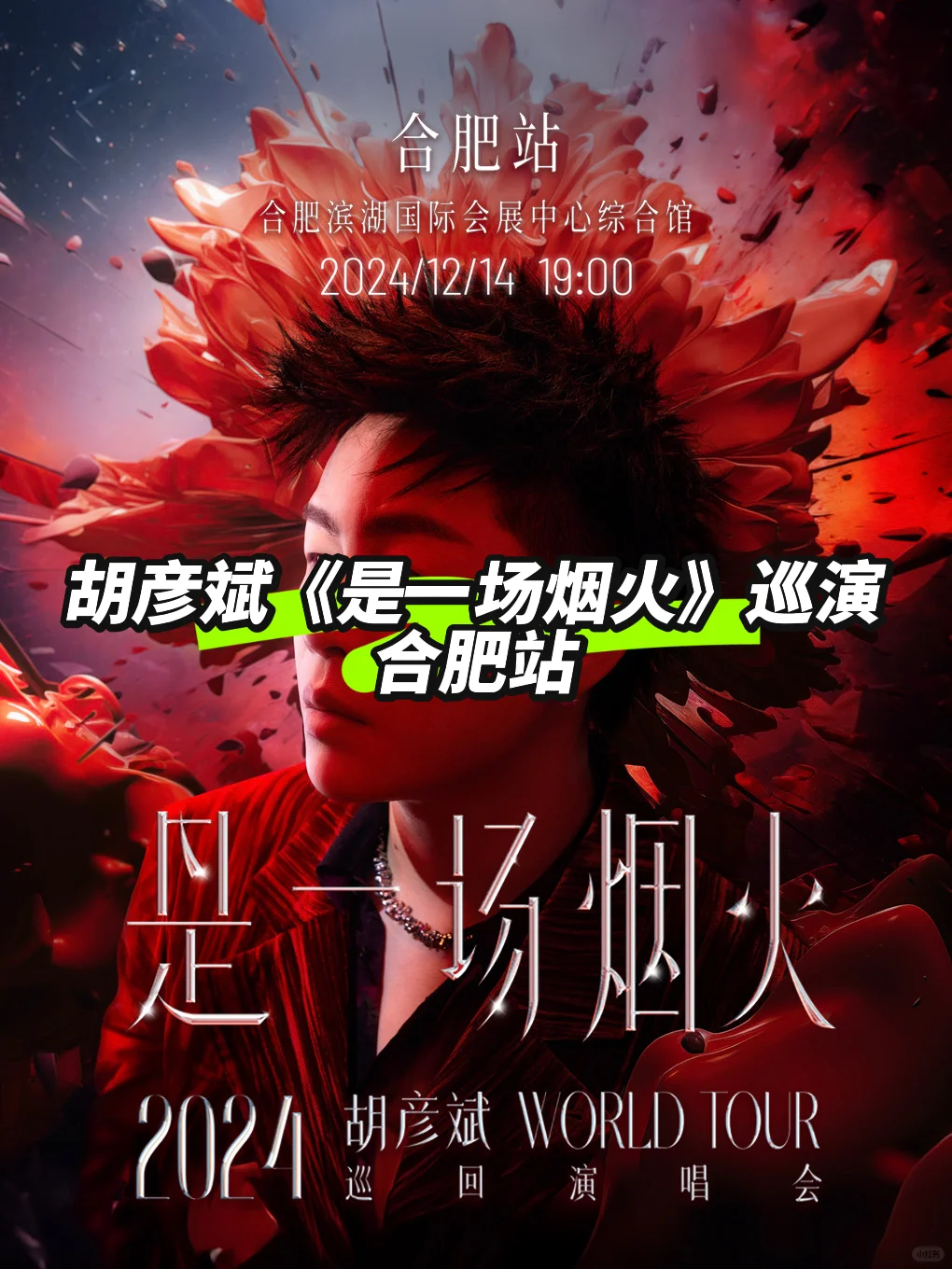 胡彦斌演唱会合肥站引争议，报批歌单附上！