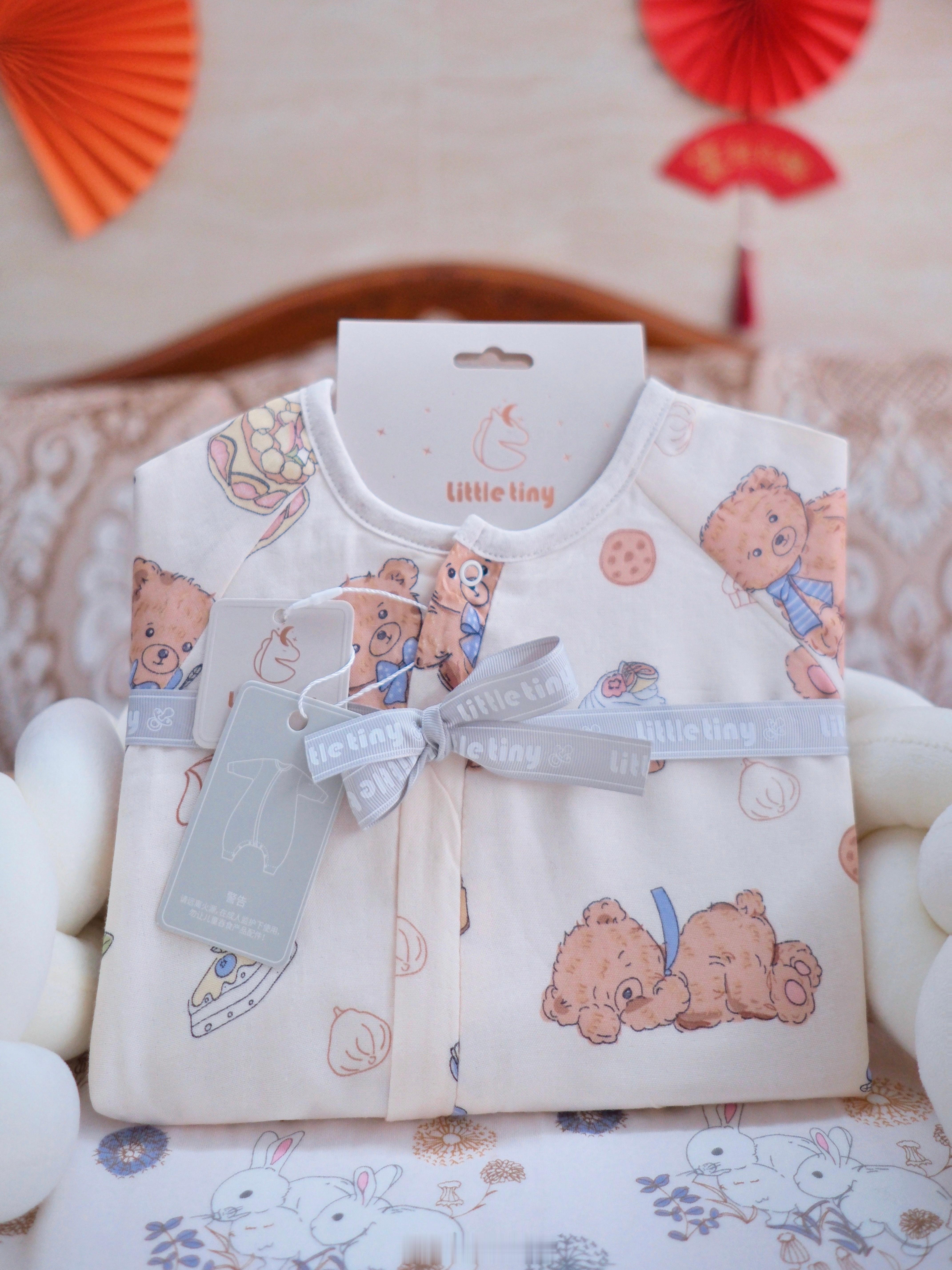 孕晚期囤货 会呼吸的睡袋🧁🐻小熊甜品屋这款花色也太可爱了little tin