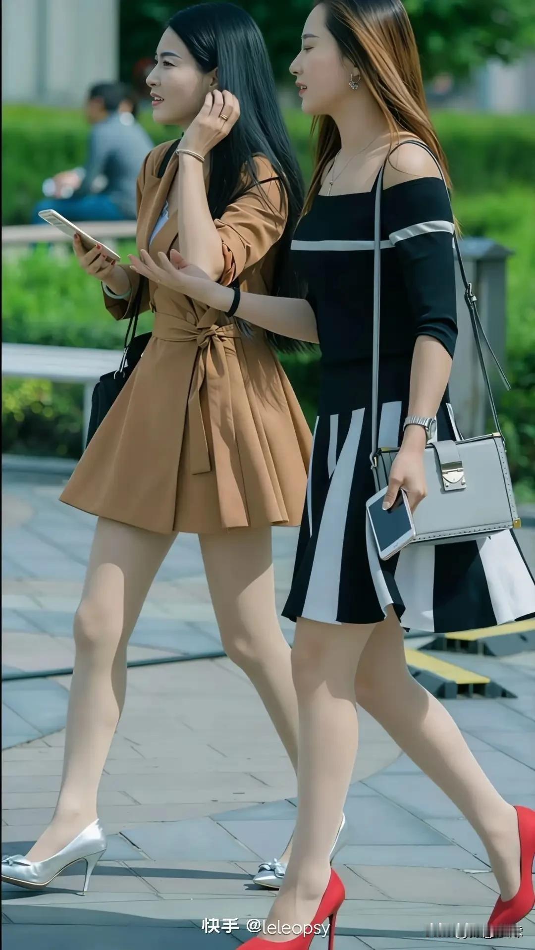 闺蜜穿搭指南：时尚出街，甜美与酷炫并存！👯‍♀️👗👠