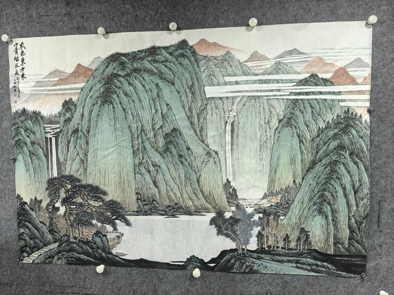 以笔绘商丘，墨韵绽风华
——评王保起山水画
 
何东先生
 
王保起，在河南乃至