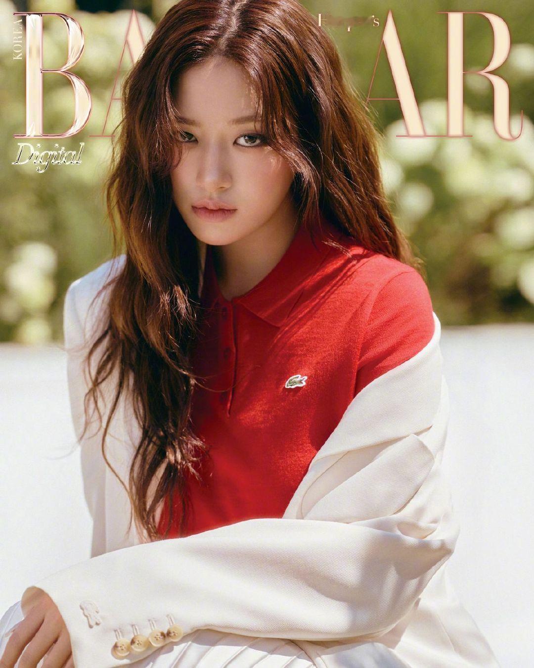 安宥真  Harper's BAZAAR KOREA 数字版封面，演绎的一组La