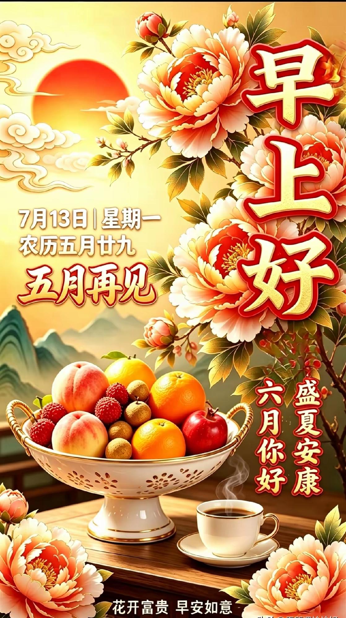🌿 早安
 
晨光漫过窗棂，新的一天如约而至。
把昨日的疲惫清零，让今天的好心