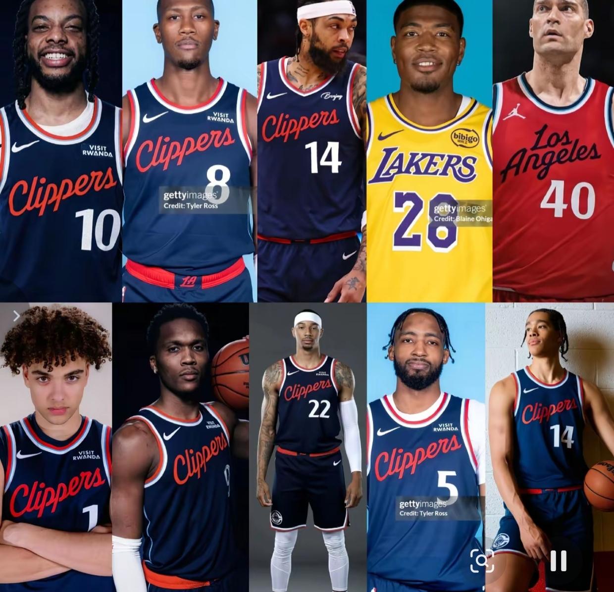 快船这套新阵容极度考验泰伦卢啊！
今日NBA夏季联赛，快船5号秀瓦格勒表现拉胯，
