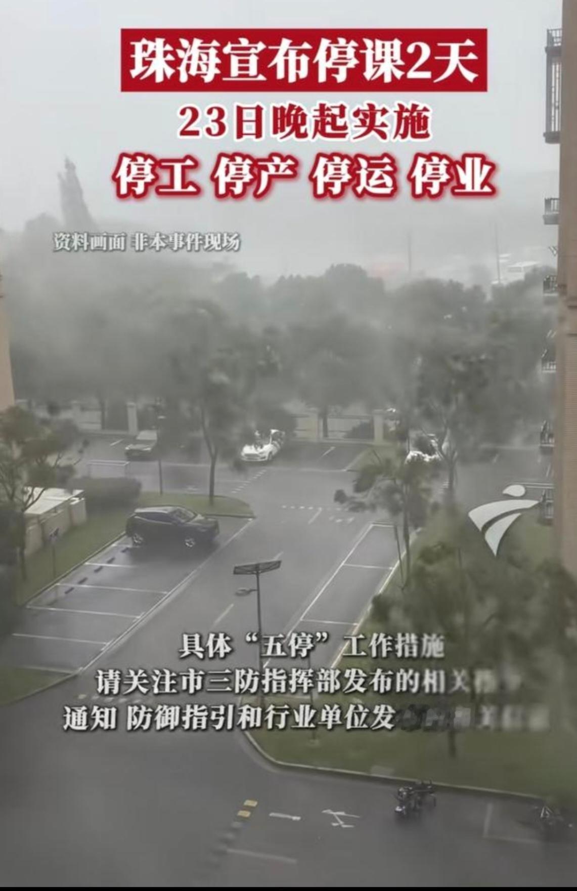 “五停”命令下仍有人冒险？
后果可能比你想象的更严重！
台风即将来袭，

东莞全