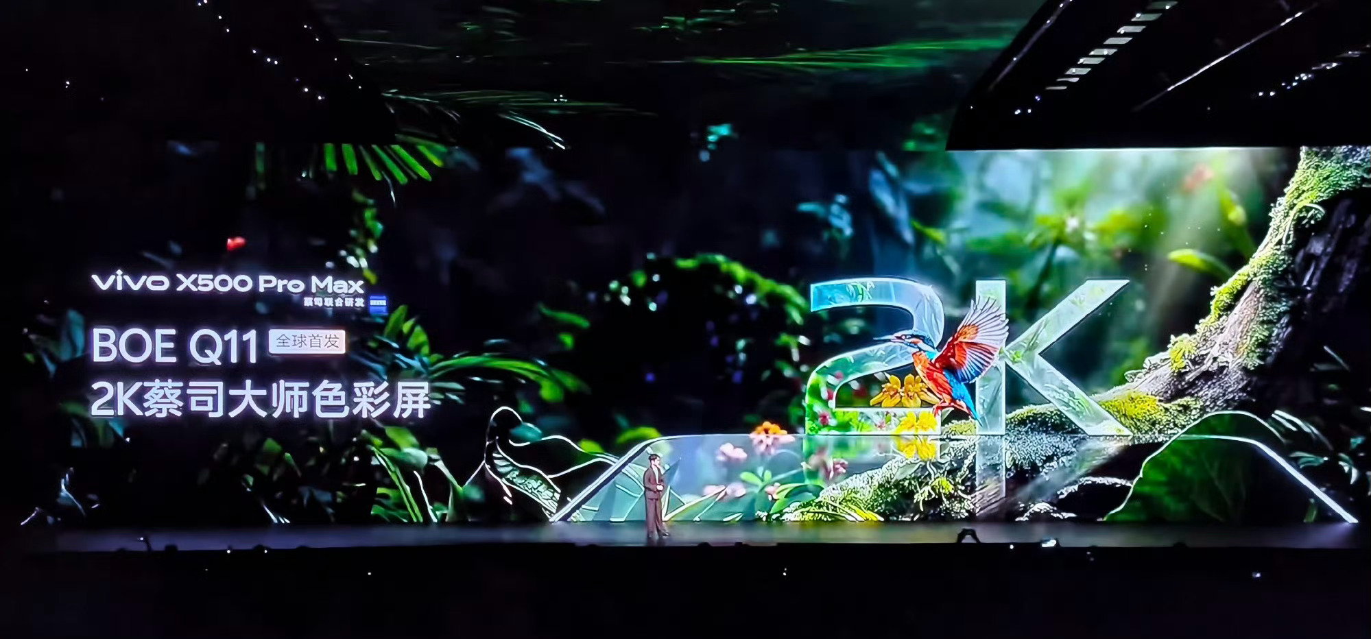 vivo X500 Pro Max 还是太全面了：屏幕搭载了一块京东方Q11发光