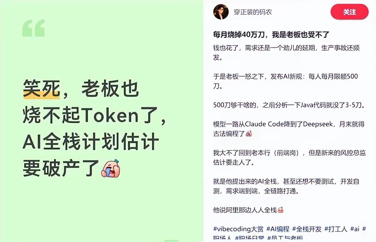 企业盲目全栈AI落地，因Token成本失控叫停
 
一、事件概况
 
某企业落地