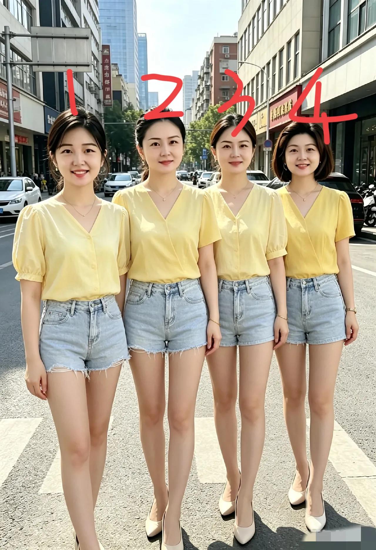 4号小姐姐漂亮，与众不同？