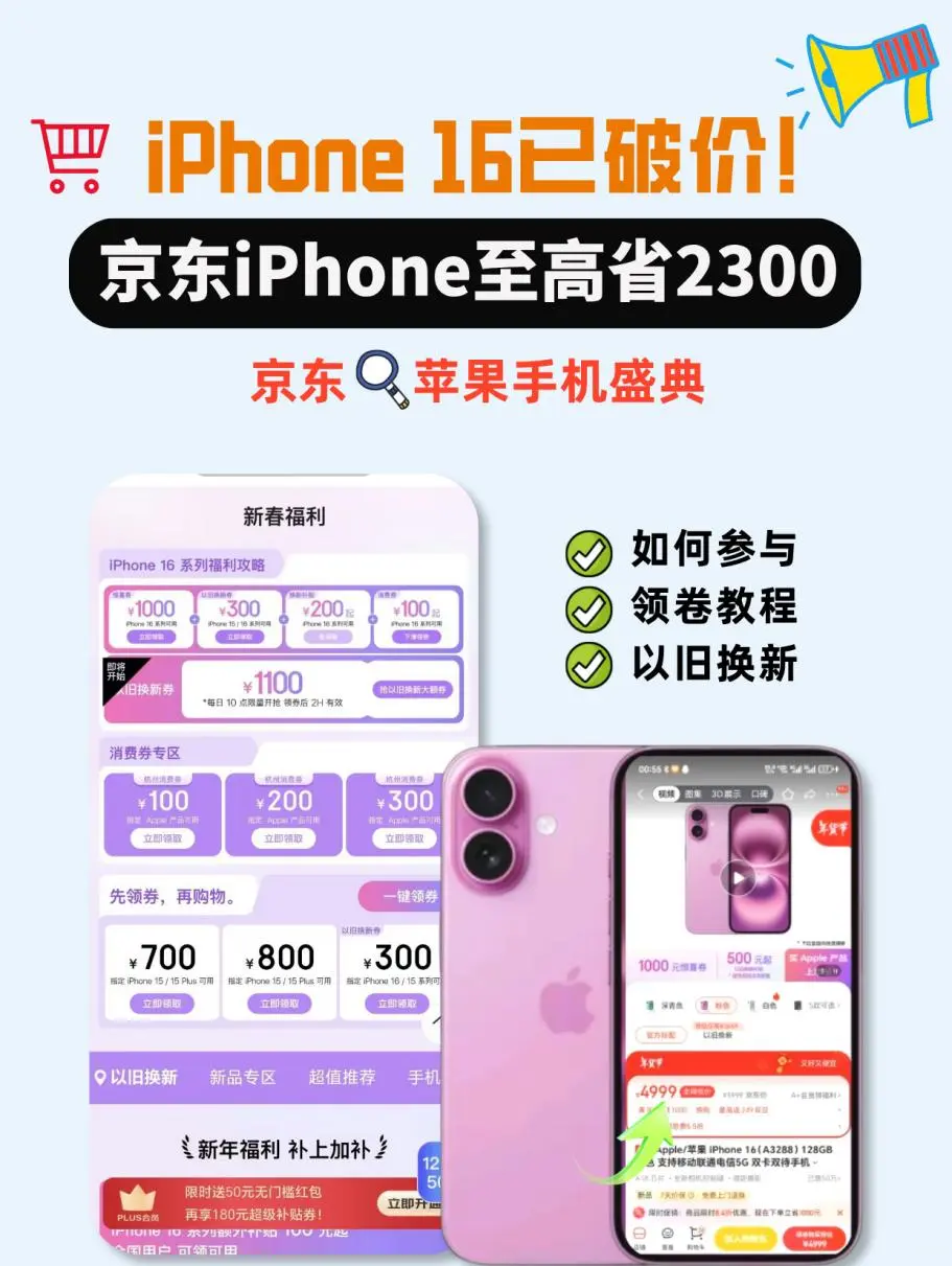 京东iPhone价格真给力啊！幸好没白等