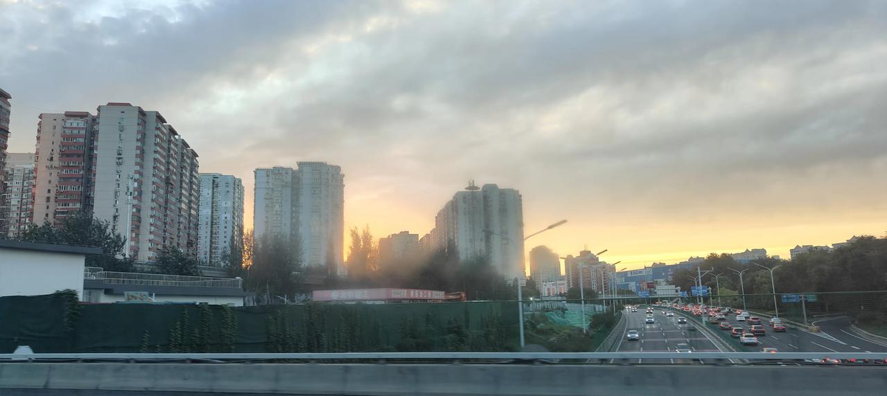 夕阳之美!
