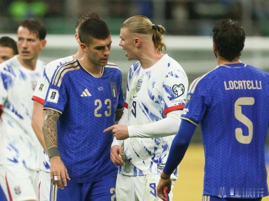 幻想9：0，结果1：4，这就是现实的意大利足球…事实证明上半场挪威还真的就是在耗