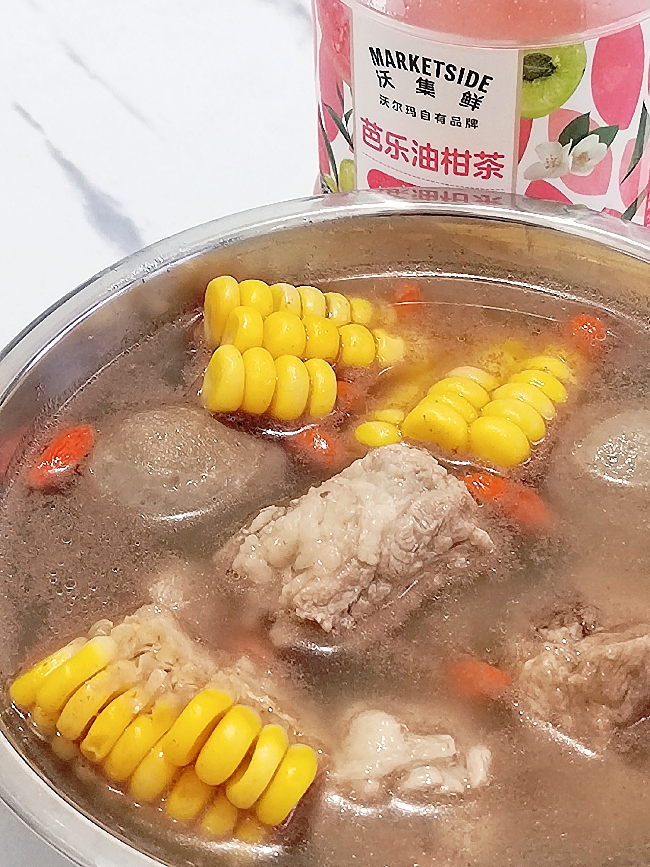 有没有人想喝我煮的玉米排骨汤
