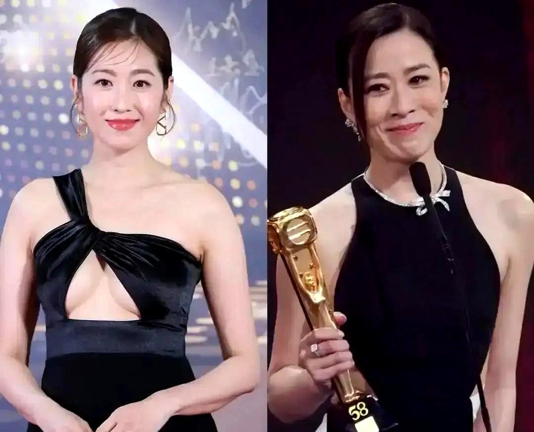 就因为一件礼服，陈自瑶被骂上热搜第一！结果你猜怎么着？

TVB颁奖礼红毯，镜头