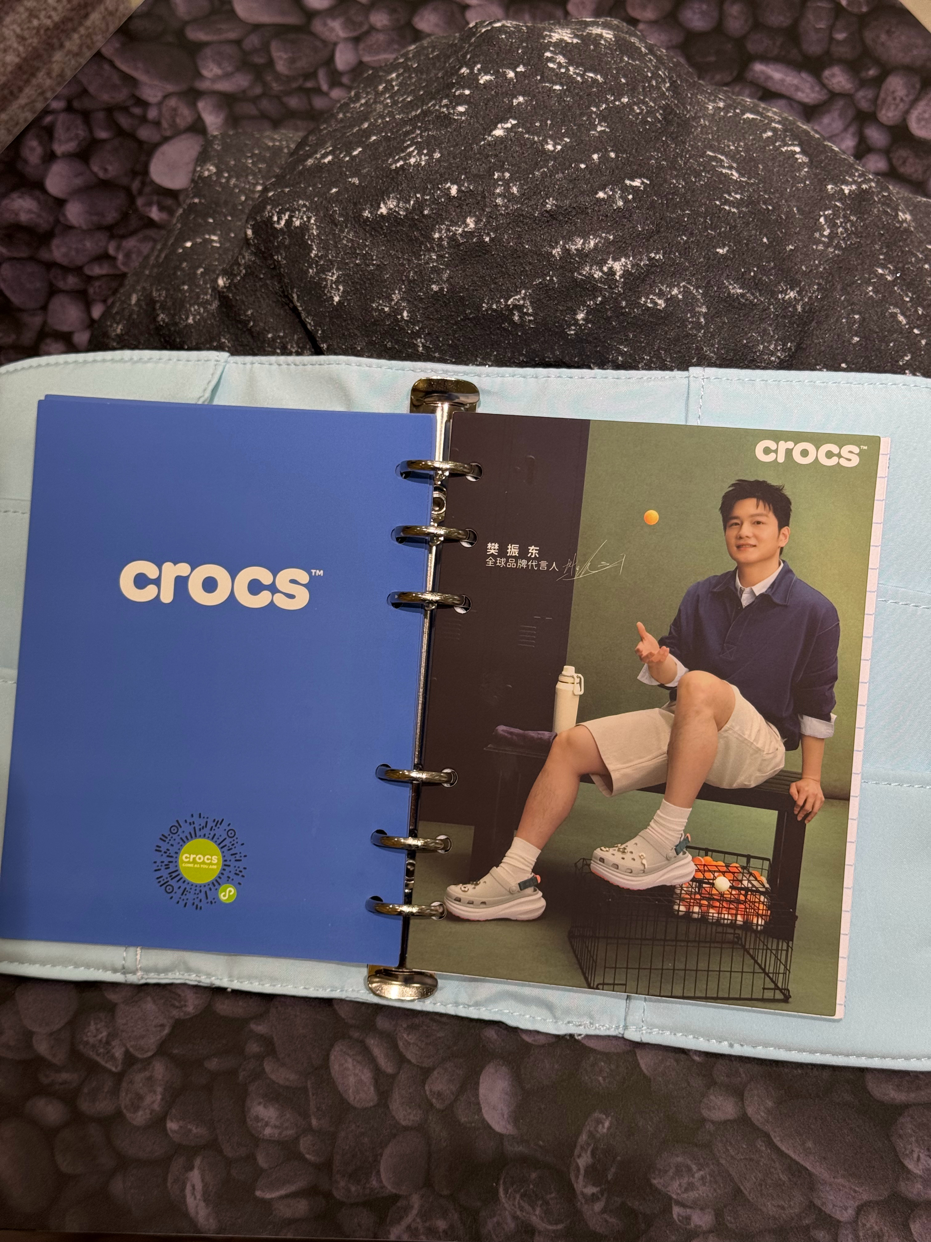 线下摸到已被帅晕啊啊啊crocs全球品牌代言人樊振东