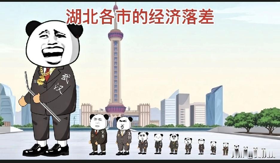 湖北各市的经济差距有点大