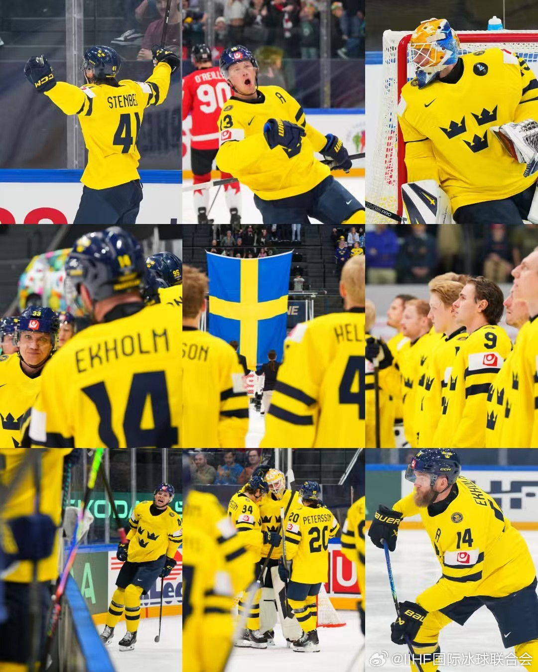 2026男子冰球世锦赛 来自🇸🇪的色彩🎨冰球